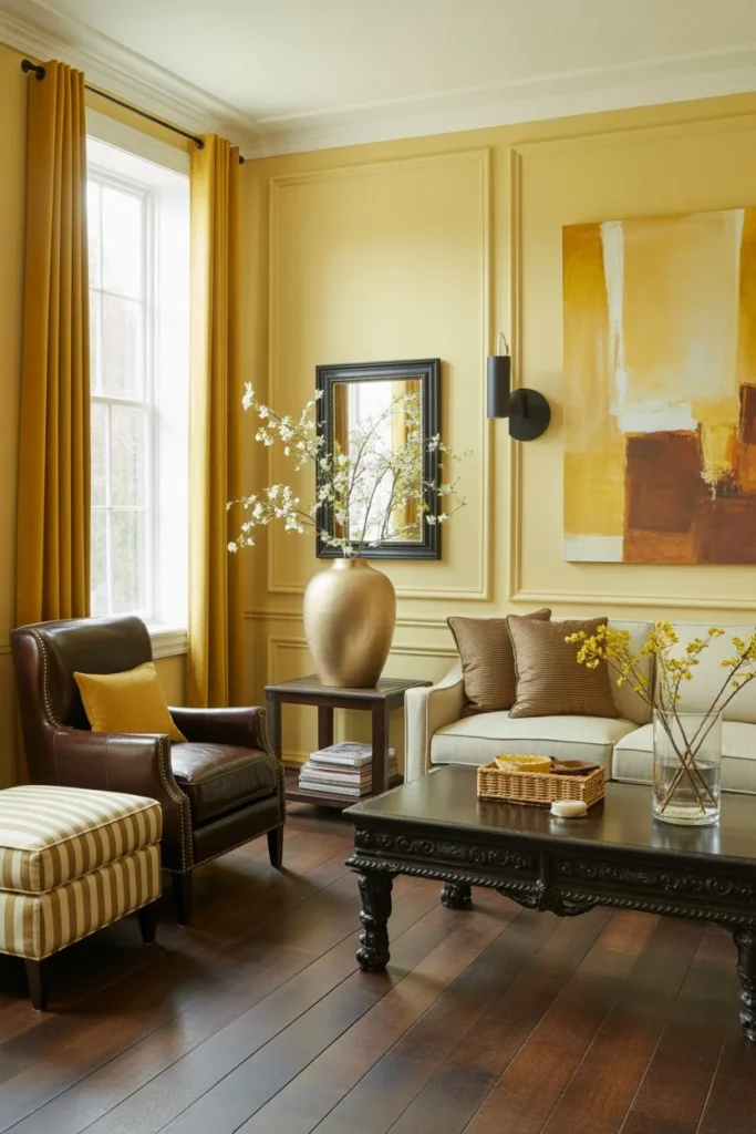 Butter Yellow & Beyond: Stunning Color Pairings to Elevate Every Space 10 a luxurious living room interior with pa aLIpdDUYQfCRvWs8qWN1bQ h6taEdzBQgOuy7Vmc53cRA