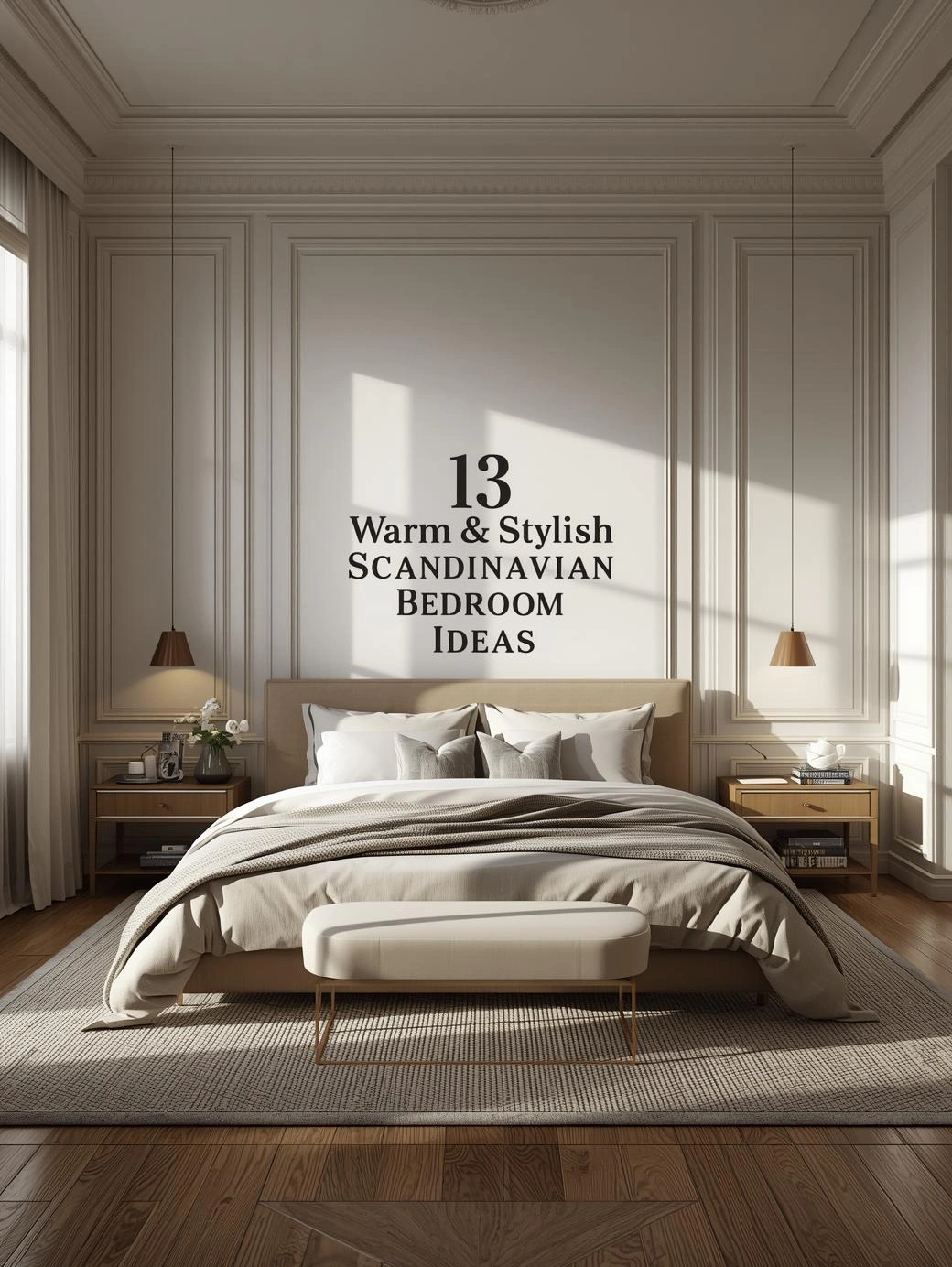 13 Warm & Stylish Scandinavian Bedroom Inspirations for a Cozy Retreat 1 13s