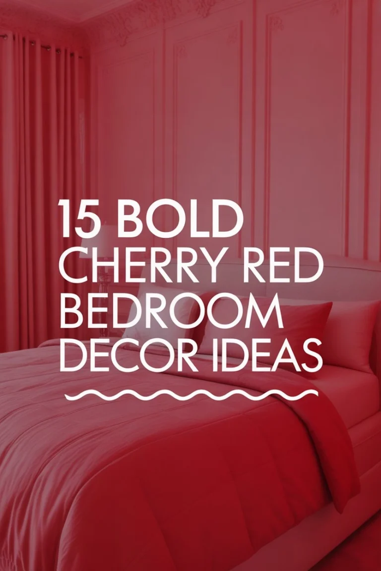 Bold Cherry Red Bedroom Designs for Dreamy Luxury Statements
