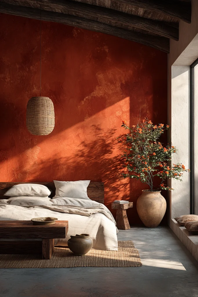 15 Must-Try Terracotta Accent Wall Ideas For Bedrooms 2 Terracotta Accent Wall Ideas