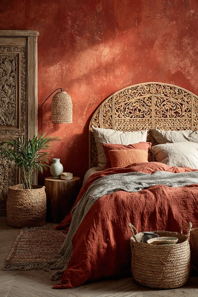 15 Must-Try Terracotta Accent Wall Ideas For Bedrooms 11 d10 1