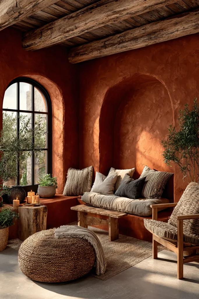 15 Must-Try Terracotta Accent Wall Ideas For Bedrooms 5 d4 1