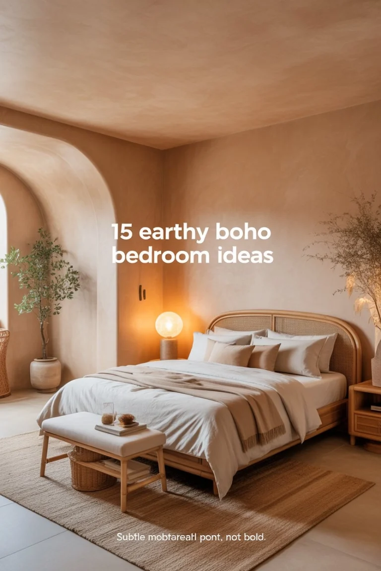 15 Earthy Boho Bedroom Ideas for Modern Luxury Living
