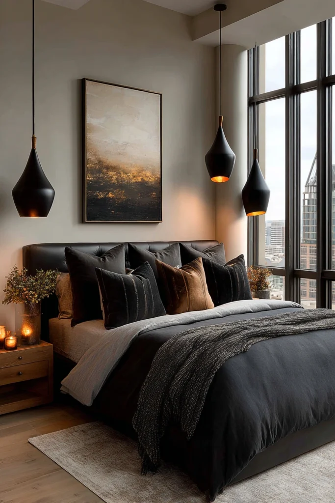 Why A Neutral And Black Bedroom Could Be Your New Favorite Escape! 8 e7 4