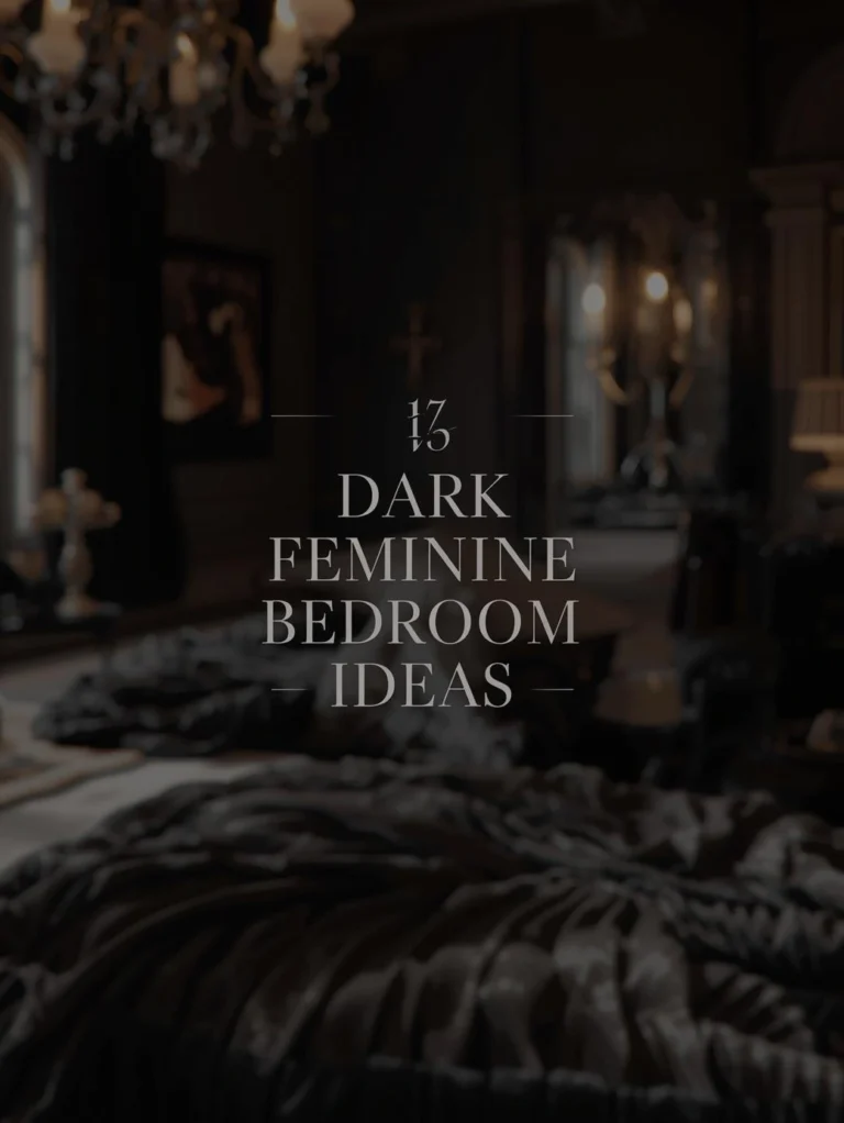 13 Dark Feminine Bedroom Ideas So Cozy, You’ll Never Want To Leave!   