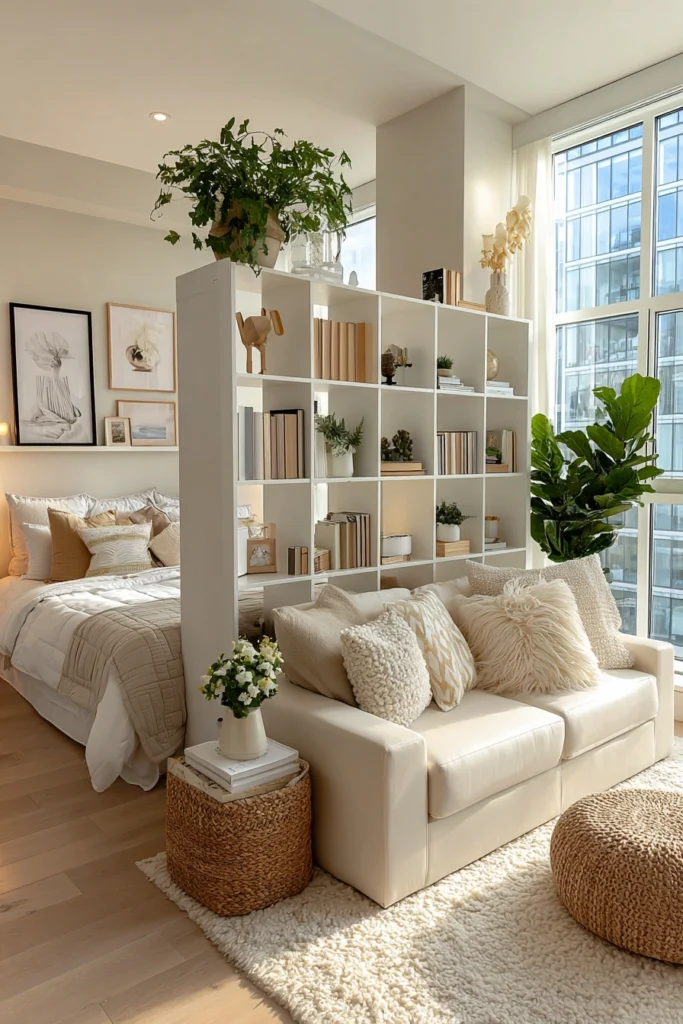 12 Stylish Kallax Room Divider Ideas to Transform Small Spaces 2 Kallax Room