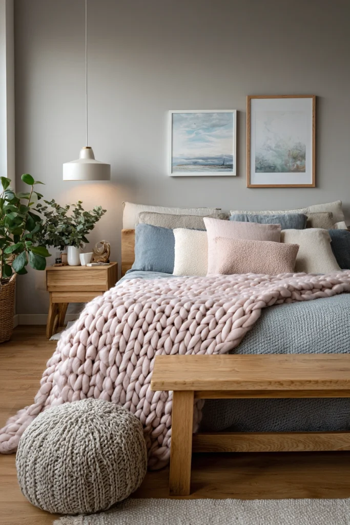 13 Warm & Stylish Scandinavian Bedroom Inspirations for a Cozy Retreat 6 x5